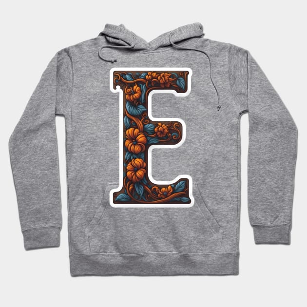 Letter E (V) Hoodie by design19970